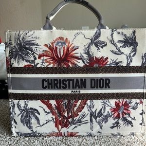 Christian Dior Paris book tote bag